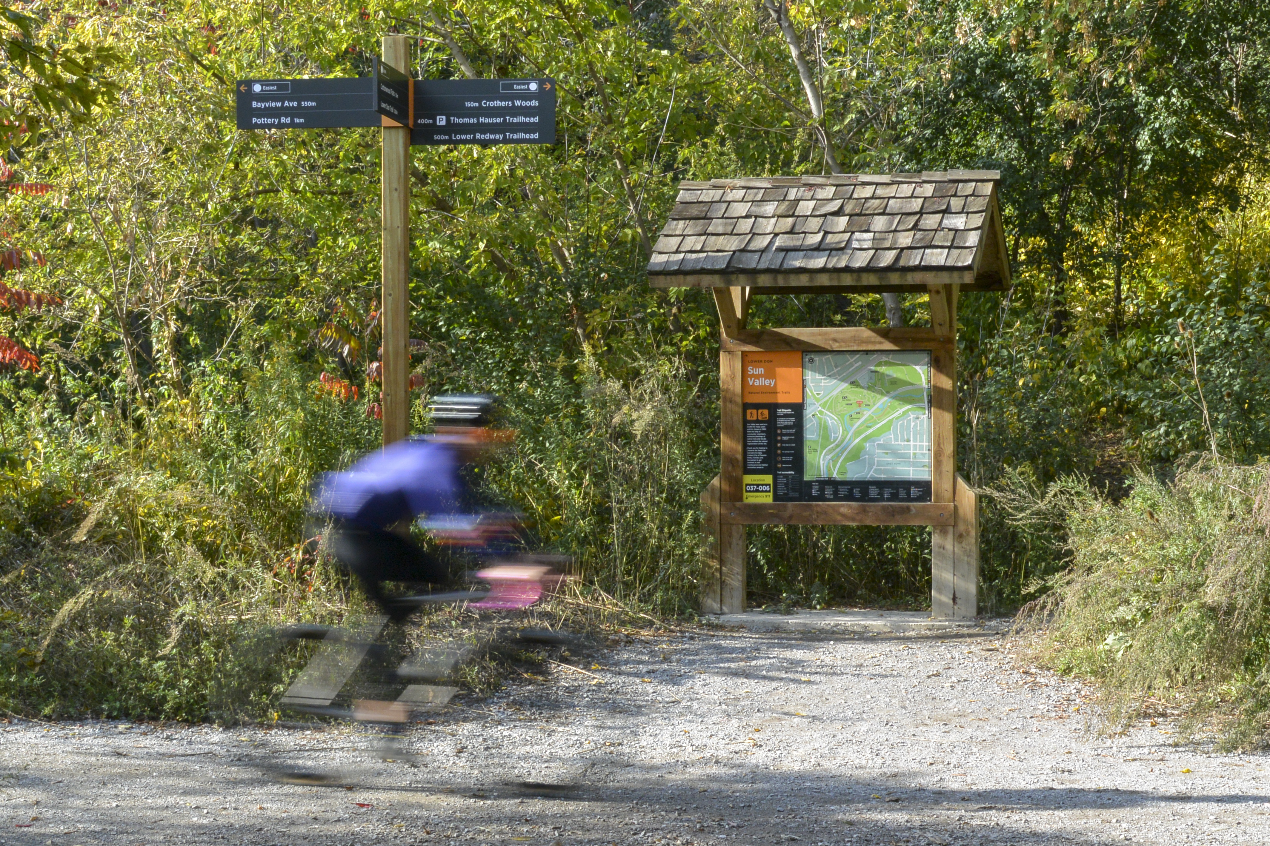 Toronto Natural Environment Trails wayfinding project