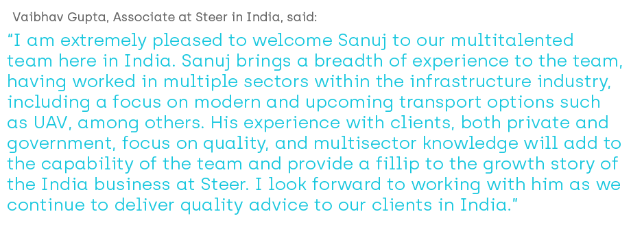 Quote from Vaibhav Gupta about Sanuj