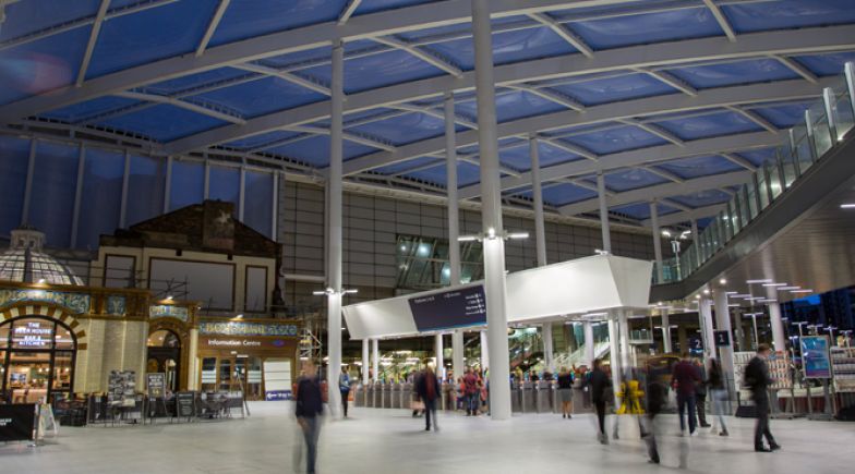 Manchester station concourse